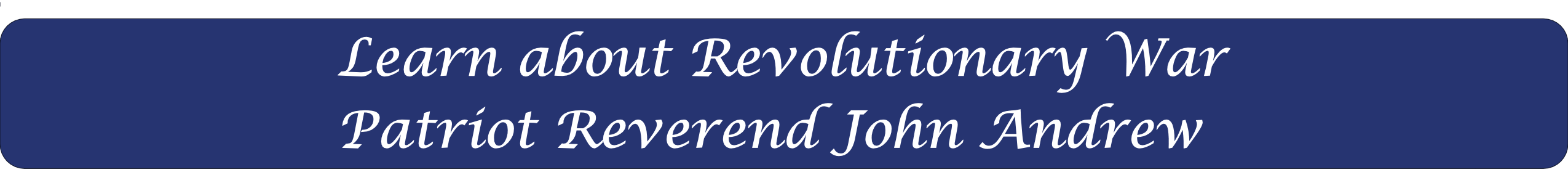 Rev John Andrew Button